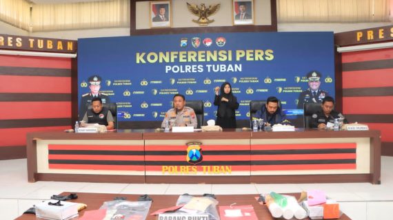 Polres Tuban Amankan Tersangka Komplotan Pencuri Sapi