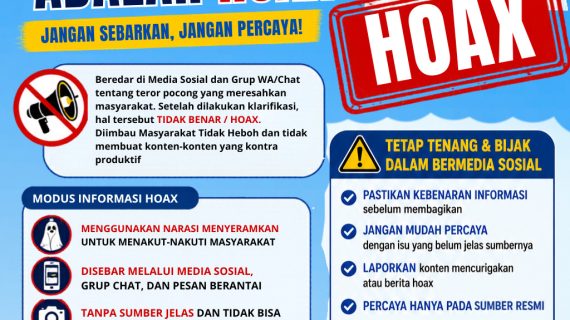 Polres Ngawi Pastikan Teror Pocong Jadi – jadian Tidak Benar