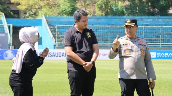 Kapolres Batu Cek Kesiapan Stadion Brantas Jelang Liga 4 Piala Presiden 2026 Putaran Nasional Babak 64 Besar