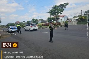 Demi Kelancaran Liga 4 Nasional, Satlantas Polres Batu Siaga Atur Arus di Stadion Brantas