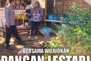 Bhabinkamtibmas Oro-Oro Ombo Jadi Motivator Ketahanan Pangan, Dampingi Pokja 5 PKK Sukseskan Lomba P2L