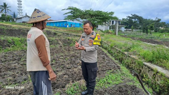 Bhabinkamtibmas Dampingi Petani, Wujud Nyata Dukungan Ketahanan Pangan