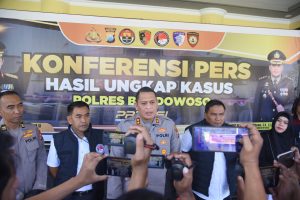Tindakan Tegas Terukur, Polres Bondowoso Amankan Tersangka Perampokan Berclurit