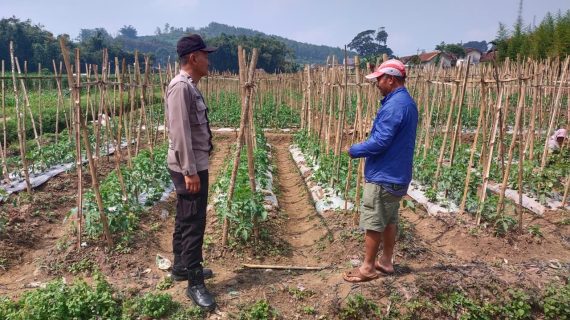 Bhabinkamtibmas Turun ke Lahan, Serap Aspirasi Petani Demi Ketahanan Pangan